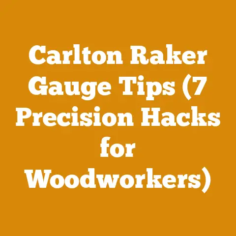 Carlton Raker Gauge Tips (7 Precision Hacks for Woodworkers)