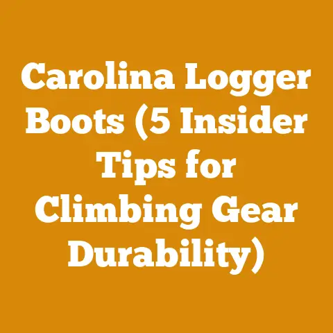 Carolina Logger Boots (5 Insider Tips for Climbing Gear Durability)