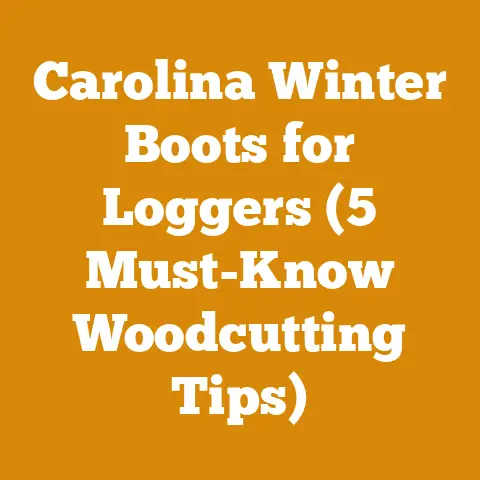 Carolina Winter Boots for Loggers (5 Must-Know Woodcutting Tips)