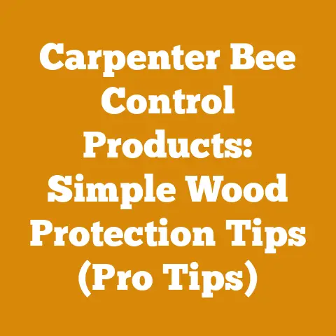 Carpenter Bee Control Products: Simple Wood Protection Tips (Pro Tips)