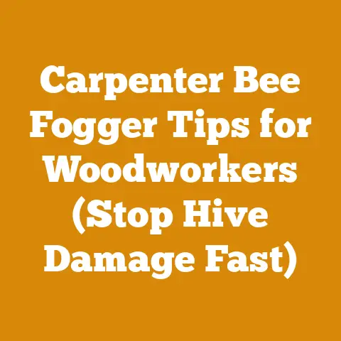 Carpenter Bee Fogger Tips for Woodworkers (Stop Hive Damage Fast)