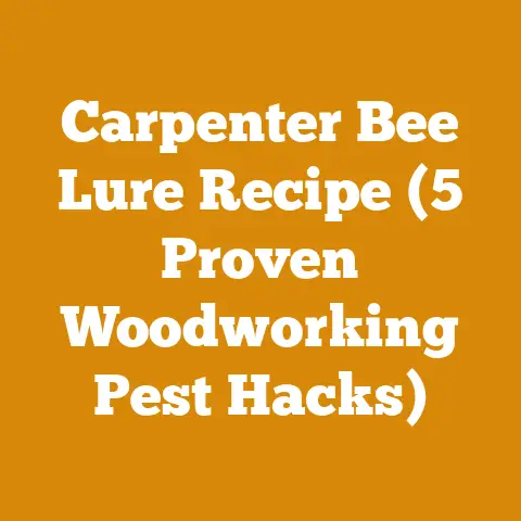 Carpenter Bee Lure Recipe (5 Proven Woodworking Pest Hacks)