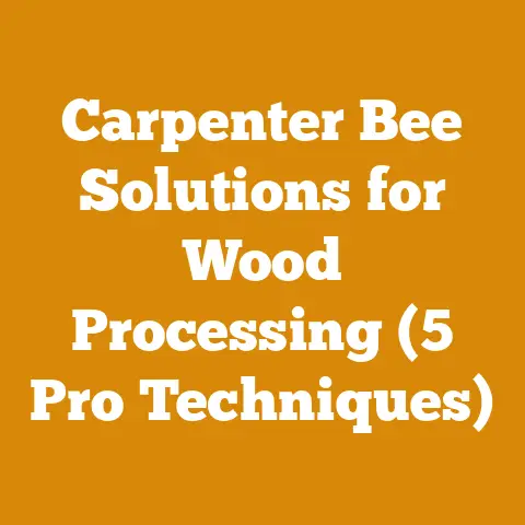 Carpenter Bee Solutions for Wood Processing (5 Pro Techniques)