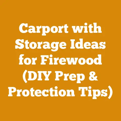 Carport with Storage Ideas for Firewood (DIY Prep & Protection Tips)