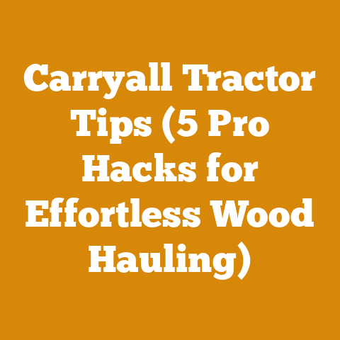 Carryall Tractor Tips (5 Pro Hacks for Effortless Wood Hauling)