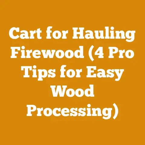 Cart for Hauling Firewood (4 Pro Tips for Easy Wood Processing)