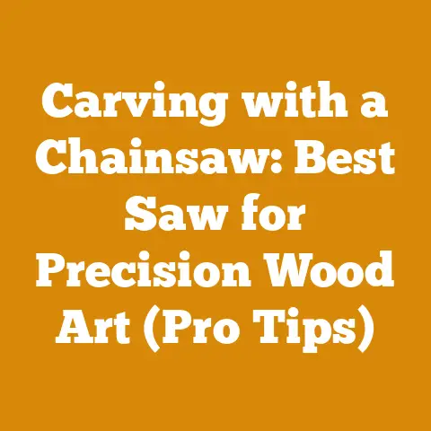 Carving with a Chainsaw: Best Saw for Precision Wood Art (Pro Tips)
