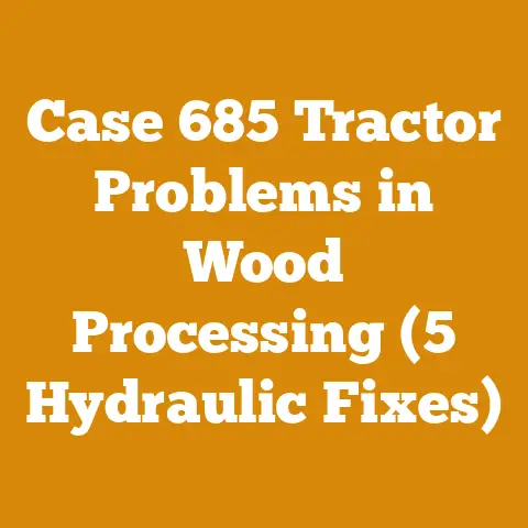 Case 685 Tractor Problems in Wood Processing (5 Hydraulic Fixes)
