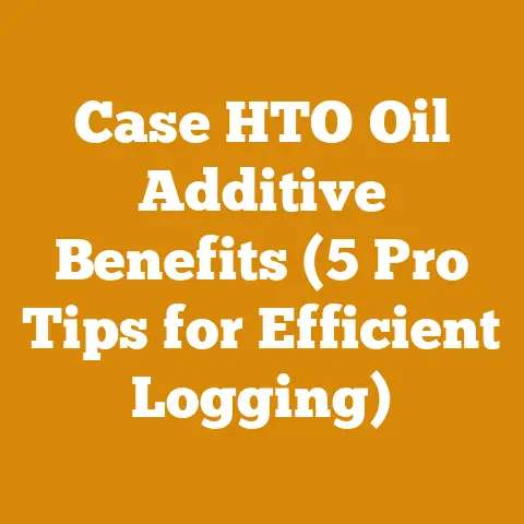 Case HTO Oil Additive Benefits (5 Pro Tips for Efficient Logging)
