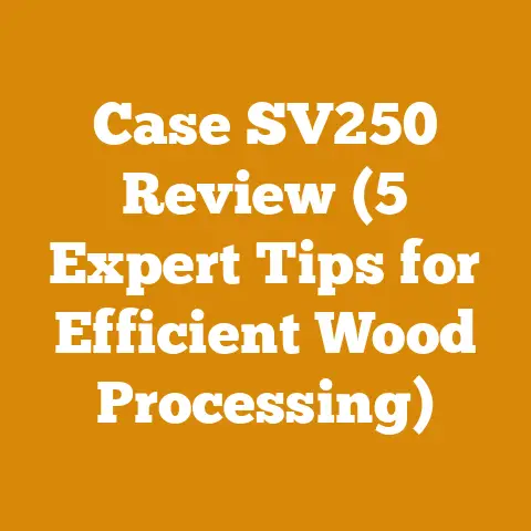 Case SV250 Review (5 Expert Tips for Efficient Wood Processing)