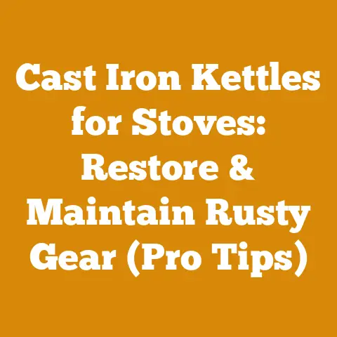 Cast Iron Kettles for Stoves: Restore & Maintain Rusty Gear (Pro Tips)