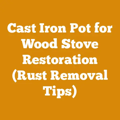 Cast Iron Pot for Wood Stove Restoration (Rust Removal Tips)