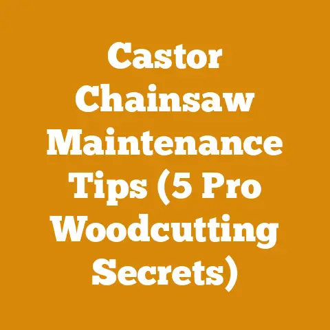 Castor Chainsaw Maintenance Tips (5 Pro Woodcutting Secrets)