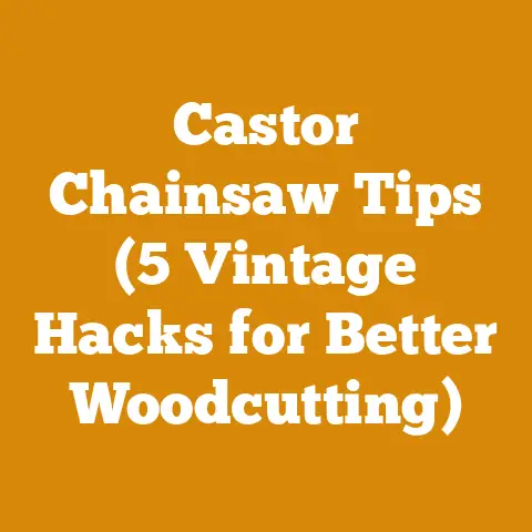Castor Chainsaw Tips (5 Vintage Hacks for Better Woodcutting)