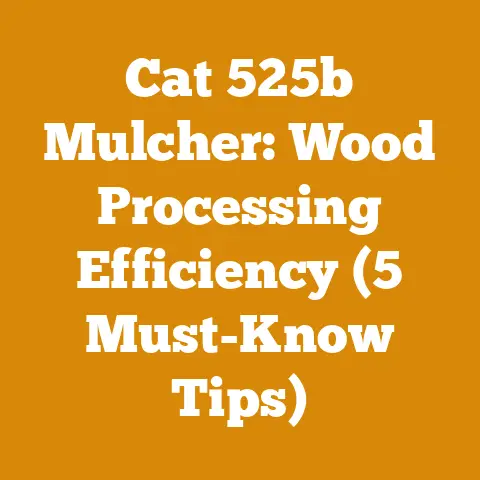 Cat 525b Mulcher: Wood Processing Efficiency (5 Must-Know Tips)
