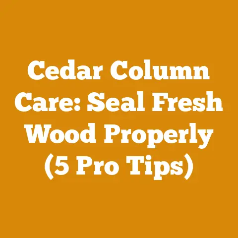Cedar Column Care: Seal Fresh Wood Properly (5 Pro Tips)