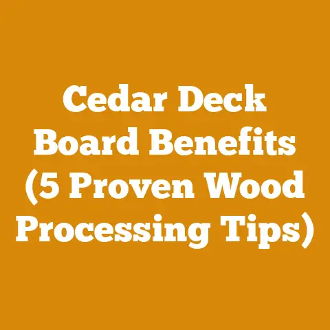 Cedar Deck Board Benefits (5 Proven Wood Processing Tips)