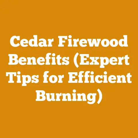 Cedar Firewood Benefits (Expert Tips for Efficient Burning)