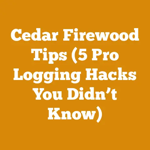 Cedar Firewood Tips (5 Pro Logging Hacks You Didn’t Know)