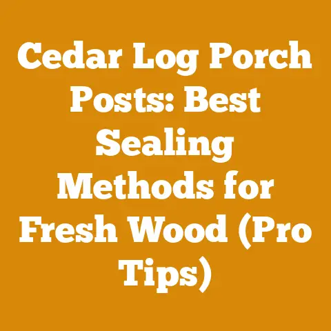 Cedar Log Porch Posts: Best Sealing Methods for Fresh Wood (Pro Tips)