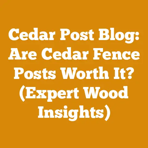Cedar Post Blog: Are Cedar Fence Posts Worth It? (Expert Wood Insights)
