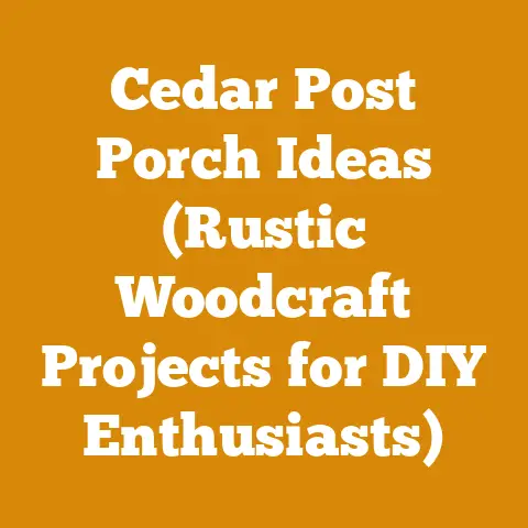 Cedar Post Porch Ideas (Rustic Woodcraft Projects for DIY Enthusiasts)