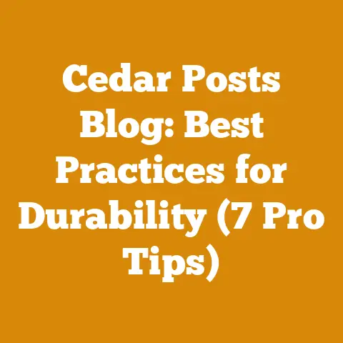 Cedar Posts Blog: Best Practices for Durability (7 Pro Tips)