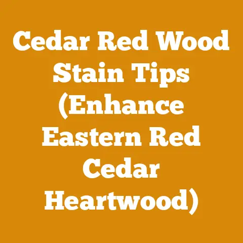 Cedar Red Wood Stain Tips (Enhance Eastern Red Cedar Heartwood)