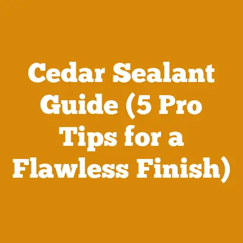 Cedar Sealant Guide (5 Pro Tips for a Flawless Finish)