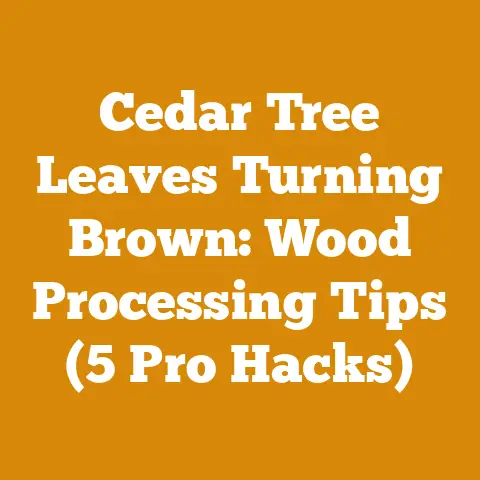 Cedar Tree Leaves Turning Brown: Wood Processing Tips (5 Pro Hacks)
