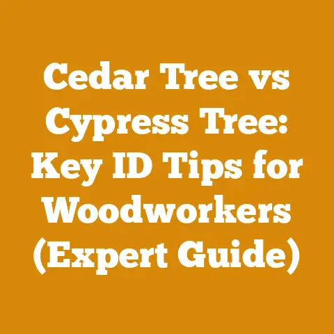 Cedar Tree vs Cypress Tree: Key ID Tips for Woodworkers (Expert Guide)