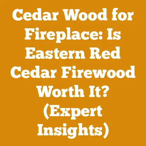 Cedar Wood for Fireplace: Is Eastern Red Cedar Firewood Worth It? (Expert Insights)