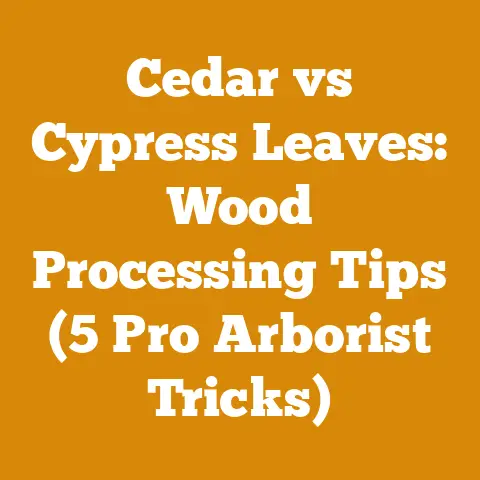 Cedar vs Cypress Leaves: Wood Processing Tips (5 Pro Arborist Tricks)