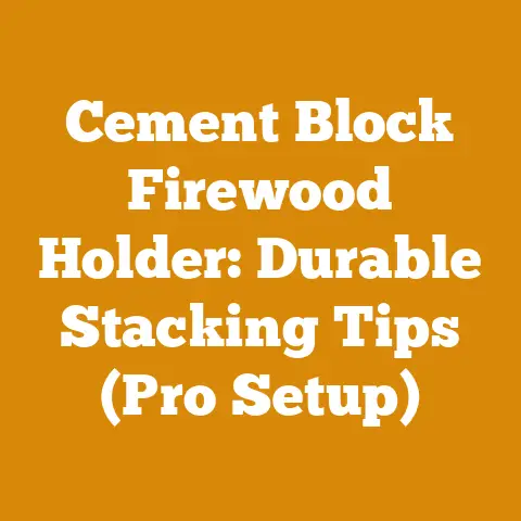Cement Block Firewood Holder: Durable Stacking Tips (Pro Setup)
