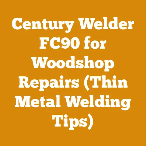 Century Welder FC90 for Woodshop Repairs (Thin Metal Welding Tips)