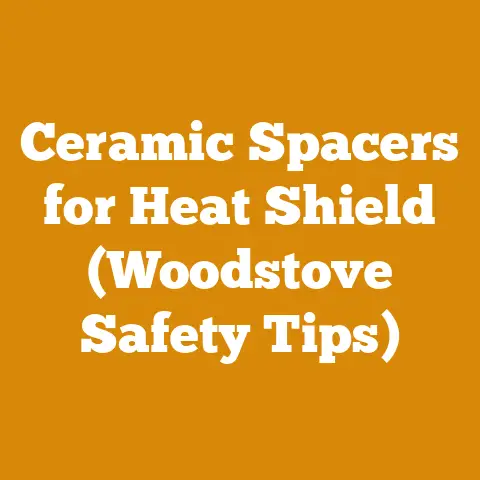 Ceramic Spacers for Heat Shield (Woodstove Safety Tips)