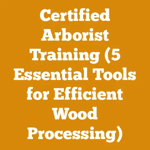 Certified Arborist Training (5 Essential Tools for Efficient Wood Processing)