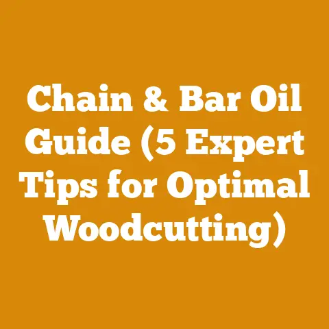 Chain & Bar Oil Guide (5 Expert Tips for Optimal Woodcutting)