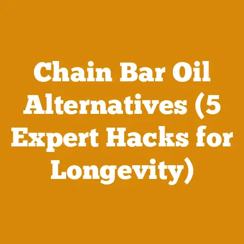 Chain Bar Oil Alternatives (5 Expert Hacks for Longevity)