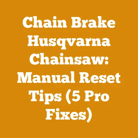 Chain Brake Husqvarna Chainsaw: Manual Reset Tips (5 Pro Fixes)