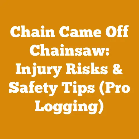 Chain Came Off Chainsaw: Injury Risks & Safety Tips (Pro Logging)