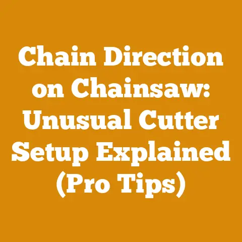 Chain Direction on Chainsaw: Unusual Cutter Setup Explained (Pro Tips)