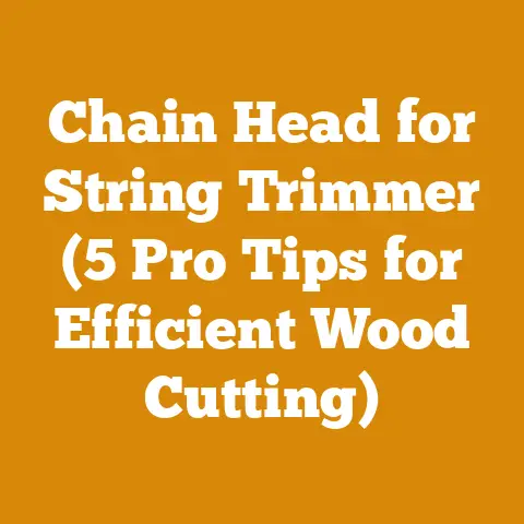 Chain Head for String Trimmer (5 Pro Tips for Efficient Wood Cutting)