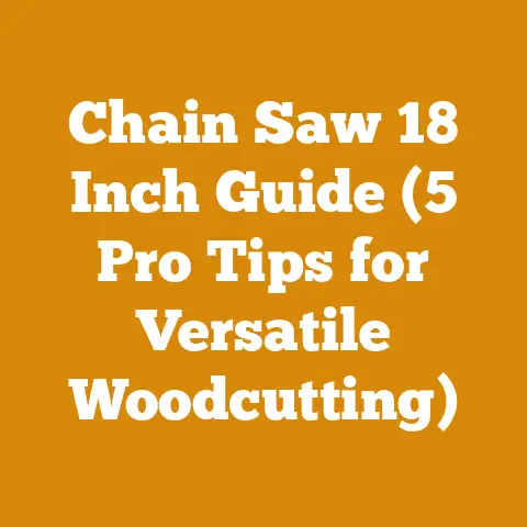Chain Saw 18 Inch Guide (5 Pro Tips for Versatile Woodcutting)