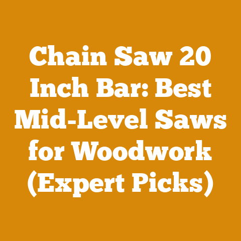 Chain Saw 20 Inch Bar: Best Mid-Level Saws for Woodwork (Expert Picks)