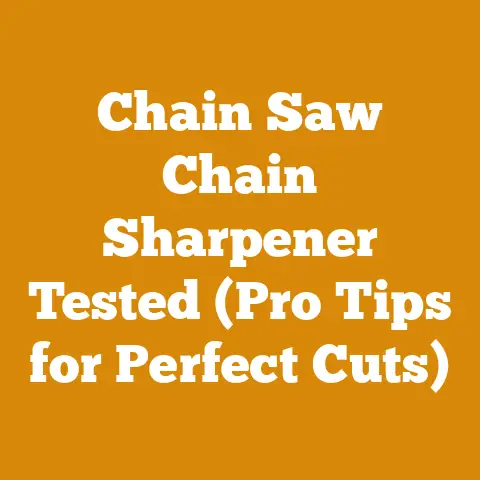 Chain Saw Chain Sharpener Tested (Pro Tips for Perfect Cuts)