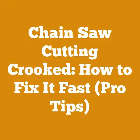 Chain Saw Cutting Crooked: How to Fix It Fast (Pro Tips)
