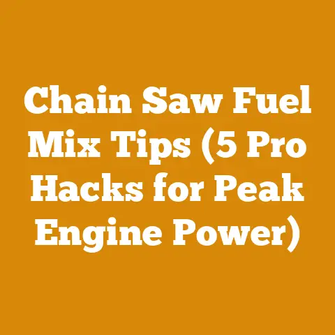 Chain Saw Fuel Mix Tips (5 Pro Hacks for Peak Engine Power)