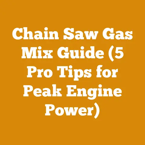 Chain Saw Gas Mix Guide (5 Pro Tips for Peak Engine Power)