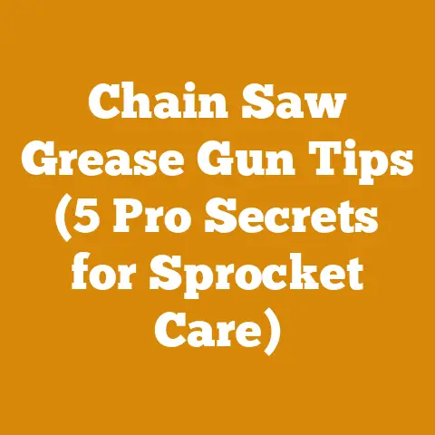 Chain Saw Grease Gun Tips (5 Pro Secrets for Sprocket Care)